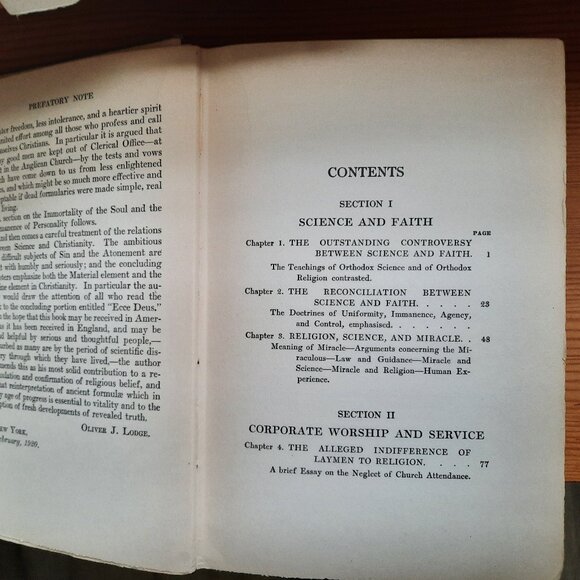 Man And The Universe by Oliver Lodge (c. 1920) - Picture 3 of 5